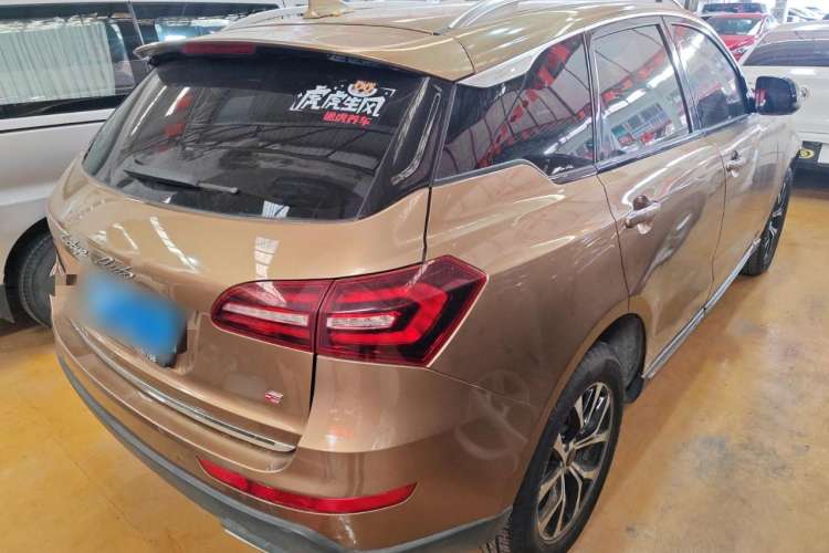 Used Zotye T600 Coupe 2017 1.5T Automatic Luxury Model Rear Right 45 Deg