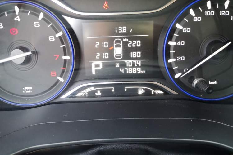 Used GAC Trumpchi GA4 2018 200T Automatic Luxury Edition Odometer Close Up