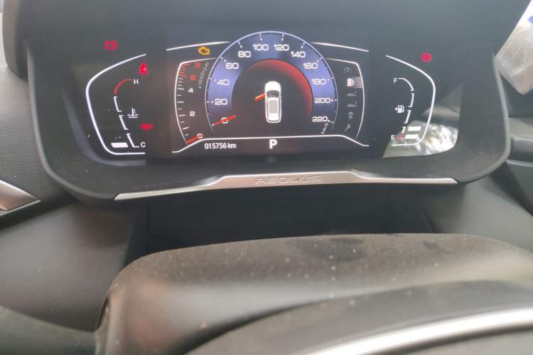 Used Dongfeng Aeolus Yixuan GS 2020 230T Automatic Yueyu Version Odometer Close Up