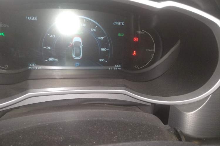 Used Geely Auto Emgrand GSe 2018 ZhenShang Model Odometer Close Up