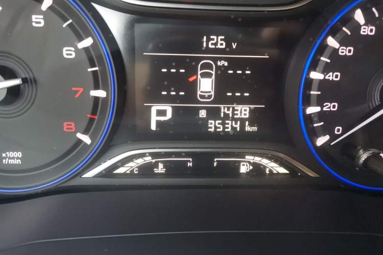 Used GAC Trumpchi GA4 2018 200T Automatic Luxury Edition Odometer Close Up