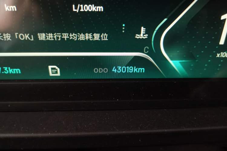 Used Cowin Xuanjie 2020 1.5L CVT Zhaо Odometer Close Up