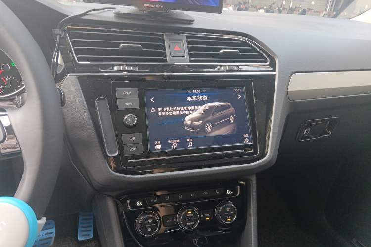 Used Volkswagen Tiguan L New Energy 2019 430 PHEV Hybrid Flagship Model Audio And AC Panel