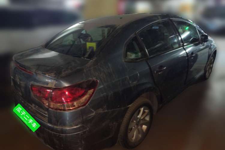 Used Citroen C-Quatre 2011 Sedan 2.0L Automatic RuiShang Model Rear Right 45 Deg