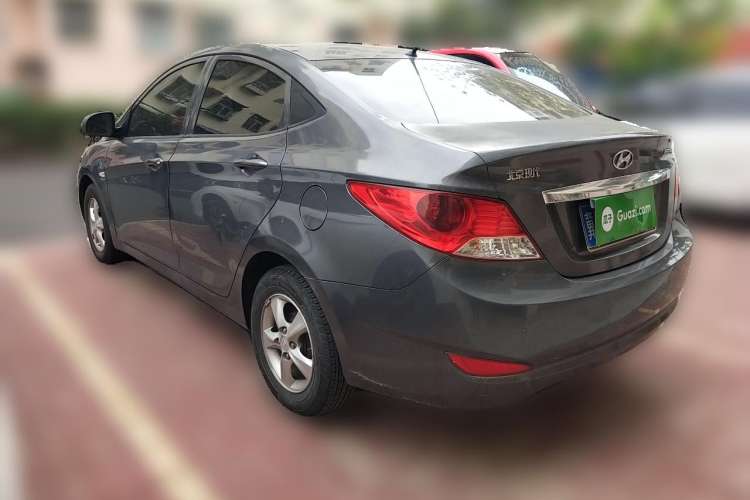 Used Hyundai Verna (older generation) 2010 Sedan 1.4L Automatic Fashionable GT Model Rear Left 45 Deg