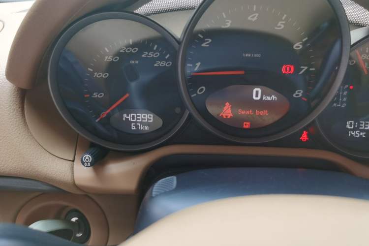 Used Porsche Boxster 2006 Boxster 2.7L Odometer Close Up