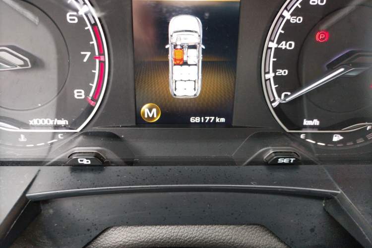 Used Geely Auto Jiajie 2019 1.5TD Manual Comfort Model Odometer Close Up