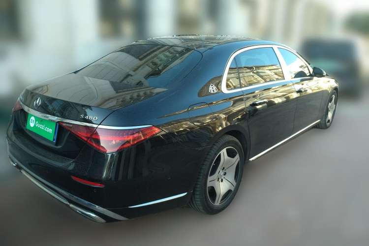 Used Mercedes-Benz Maybach S-Class 2021 S 480 4MATIC Rear Right 45 Deg