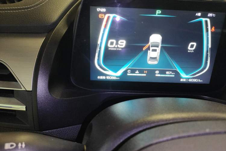 Used BYD Qin Pro 2020 Beyond Edition 1.5TI Automatic Flagship Version Odometer Close Up