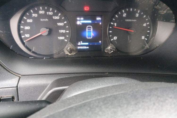 Used Iveco Eurocargo 2020 2.3T Manual Super-Rui Short Wheelbase High-Roof China VI F1A Odometer Close Up