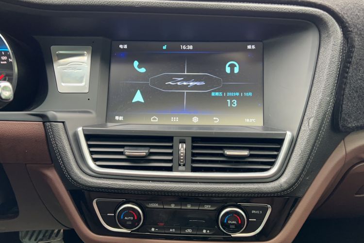 Used Zotye T600 Coupe 2017 1.5T Automatic Luxury Model Audio And AC Panel