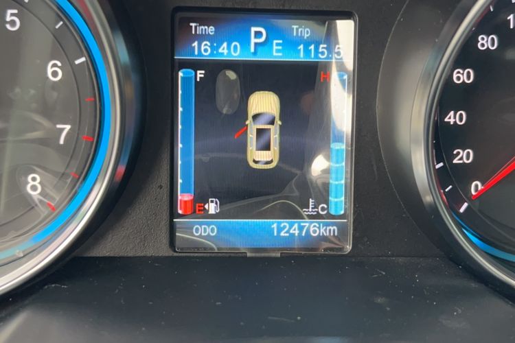 Used Zotye T600 Coupe 2017 1.5T Automatic Luxury Model Odometer Close Up