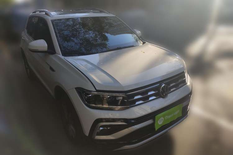 Used Volkswagen T-Cross 2021 280TSI DSG Comfort Edition Front Right 45 Deg