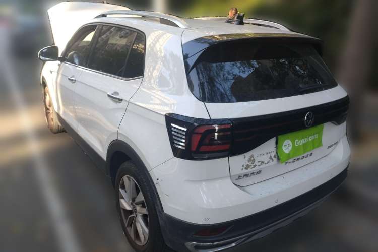 Used Volkswagen T-Cross 2021 280TSI DSG Comfort Edition Rear Left 45 Deg