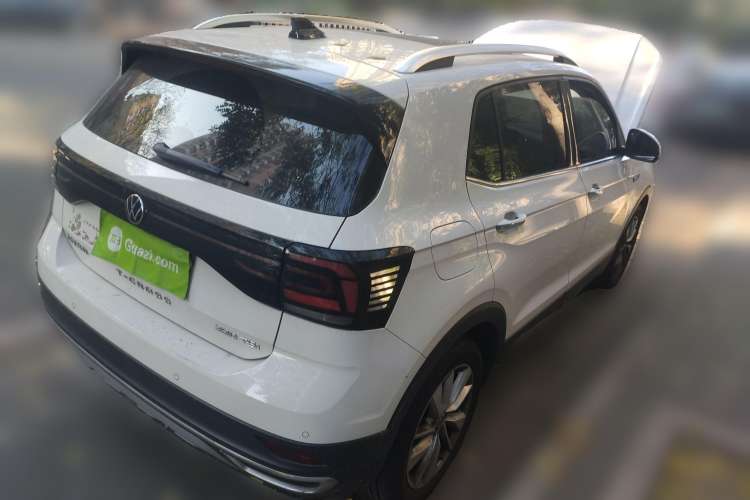 Used Volkswagen T-Cross 2021 280TSI DSG Comfort Edition Rear Right 45 Deg