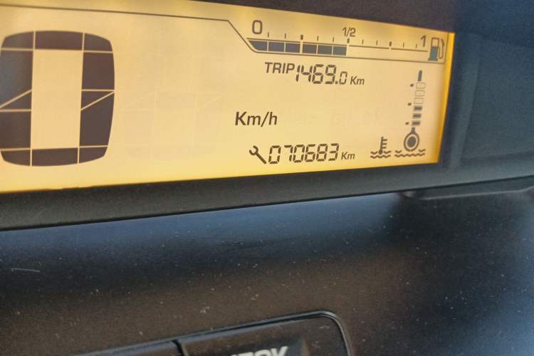 Used Citroen C-Quatre 2008 Hatchback 1.6L Automatic Fashion Edition Odometer Close Up