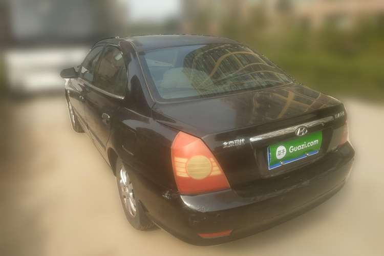 Used Hyundai Elantra 2007 1.6L Manual Comfort Model Rear Left 45 Deg