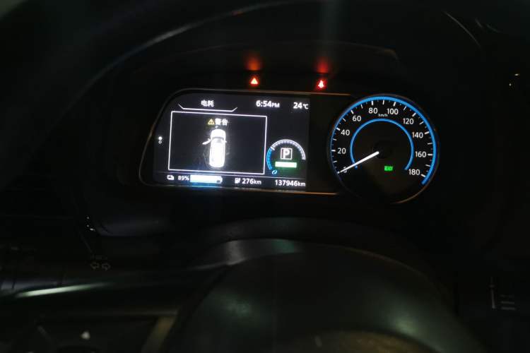 Used Nissan Sylphy EV 2018 ZhiZun Edition Odometer Close Up