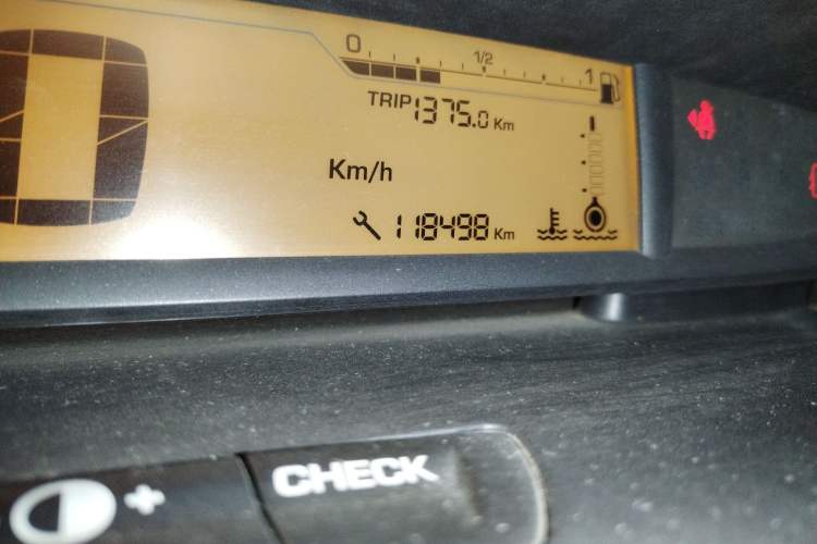 Used Citroen C-Quatre 2008 Hatchback 1.6L Automatic Fashion Edition Odometer Close Up