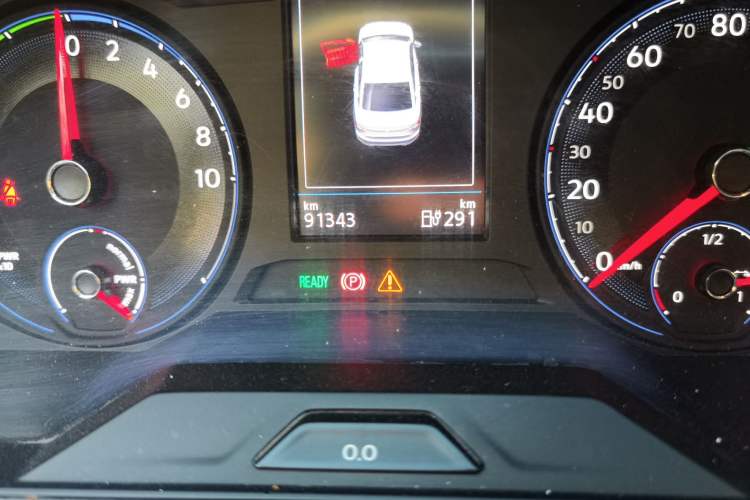 Used Volkswagen Lavida Pure Electric 2019 Enjoyment Edition Odometer Close Up