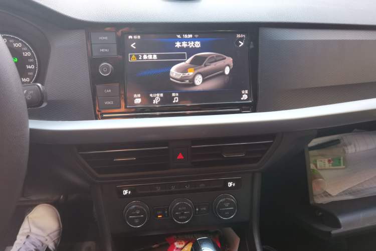 Used Volkswagen Lavida Pure Electric 2019 Enjoyment Edition Audio And AC Panel