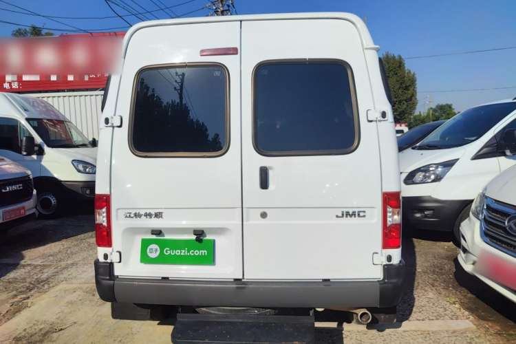 Used JMC Transit 2019 2.8T Commercial Version Long Wheelbase Mid-Roof 6-Seater Rear Single Tire China VI Emission Standard – JX493
