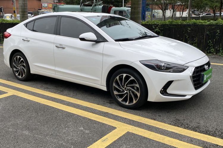 Used Hyundai Elantra (6th Generation / Lingdong) 2019 1.4T Dual-Clutch Xuan Dong · Dynamic Model Front Right 45 Deg