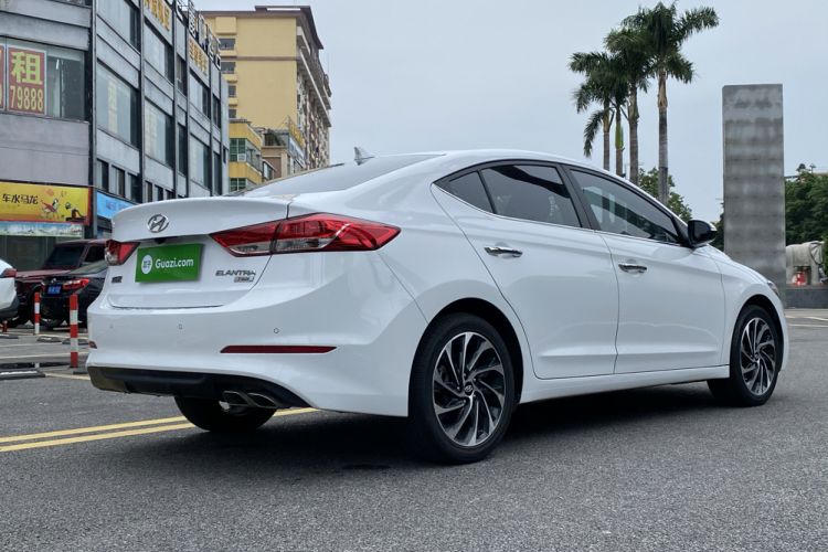 Used Hyundai Elantra (6th Generation / Lingdong) 2019 1.4T Dual-Clutch Xuan Dong · Dynamic Model Rear Right 45 Deg
