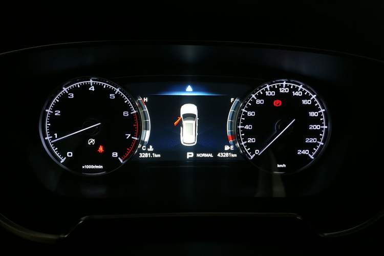 Used GAC Trumpchi GS5 2021 Advanced Model 270T Tech Smart Edition Odometer Close Up