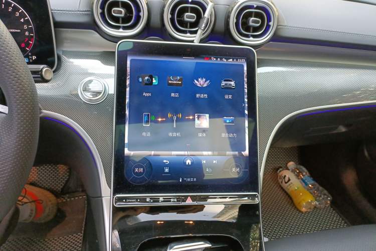 Used Mercedes-Benz C-Class New Energy 2023 Facelift C 350 eL Audio And AC Panel