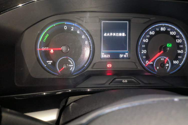 Used Volkswagen Lavida Pure Electric 2019 Enjoyment Edition Odometer Close Up