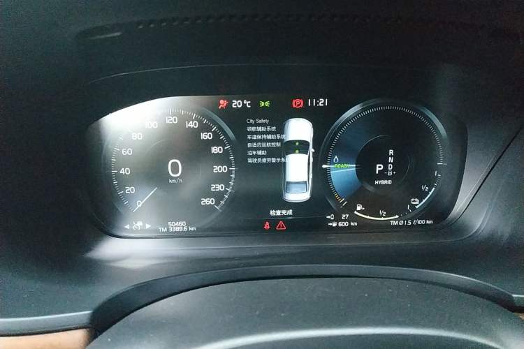 Used Volvo S90 New Energy 2019 T8 e-Drive Hybrid Intelligent Luxury Version China VI Standard Instrument Cluster