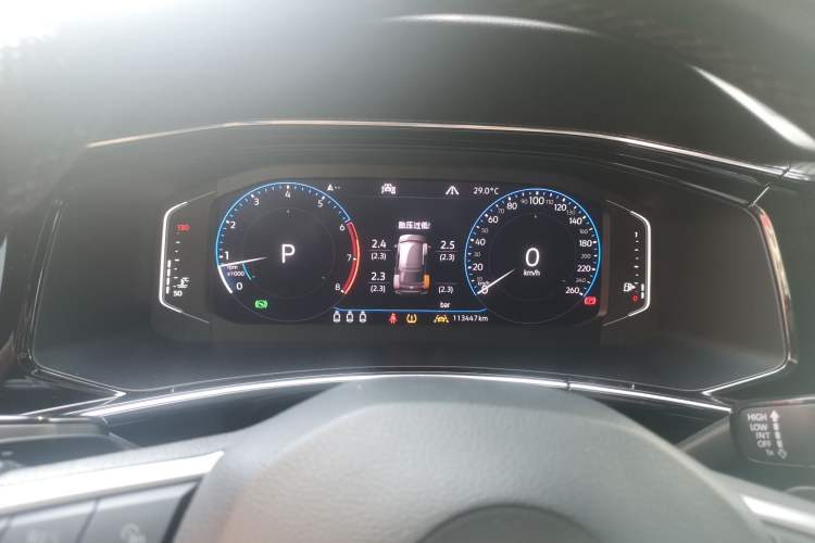 Used Volkswagen Tayron X 2020 380TSI Four-Wheel Drive Prestige Connected Version Odometer Close Up