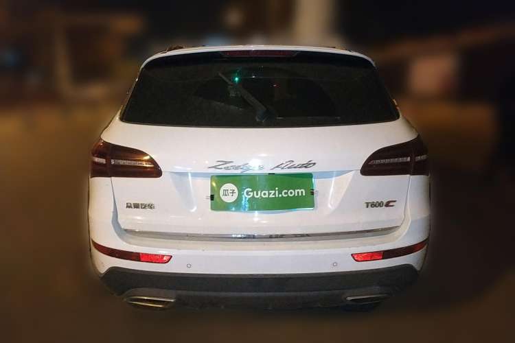 Used Zotye T600 Coupe 2017 1.5T Automatic Luxury Model Rear