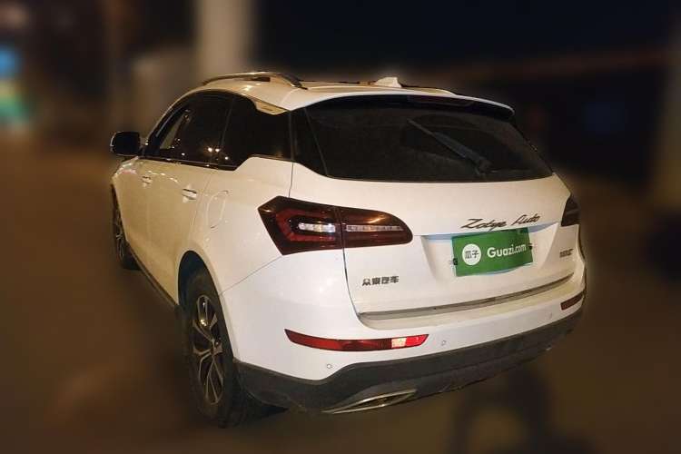 Used Zotye T600 Coupe 2017 1.5T Automatic Luxury Model Rear Left 45 Deg