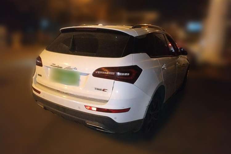 Used Zotye T600 Coupe 2017 1.5T Automatic Luxury Model Rear Right 45 Deg