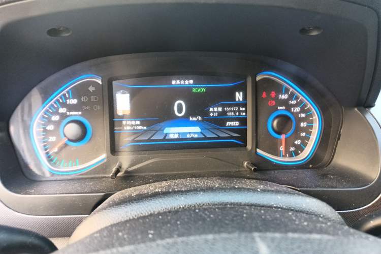 Used BAIC New Energy EC5 2019 New Style Edition Odometer Close Up