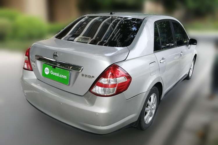 Used Nissan Tiida Sedan 2008 1.6L Automatic Fashion Edition Rear Right 45 Deg