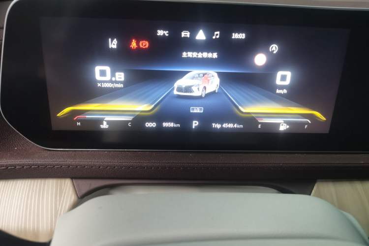 Used FORTHING Yacht 2022 1.5T DCT Lan Yue Edition Odometer Close Up