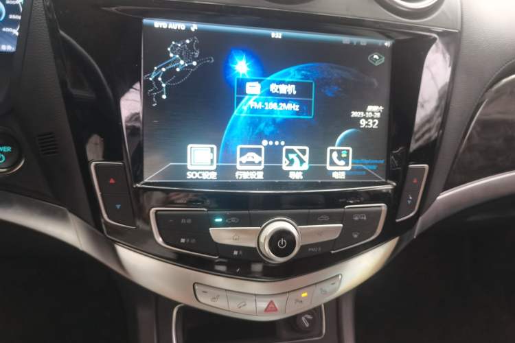 Used BYD Tang New Energy 2015 2.0T Four-Wheel-Drive Flagship Model Audio And AC Panel