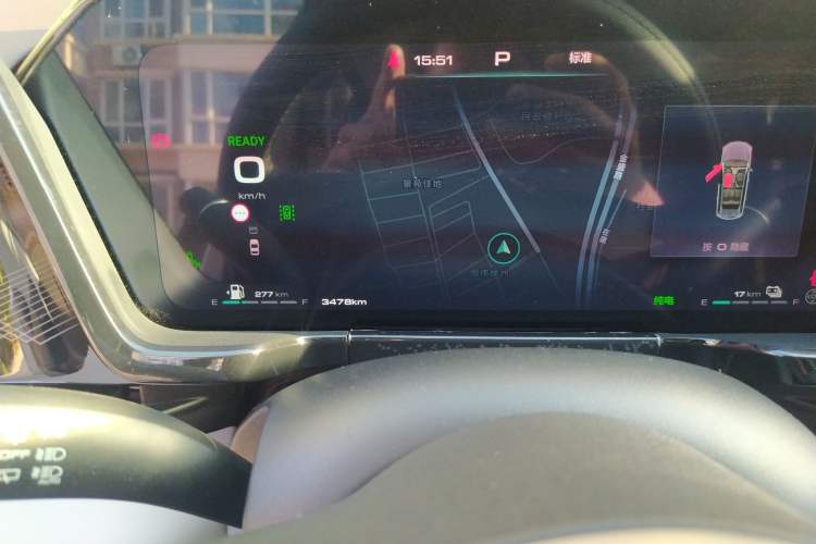 Used Haval Fierce Dragon Max 2023 1.5L Hi4 105 Four-Wheel Drive Smart Flagship Edition Odometer Close Up