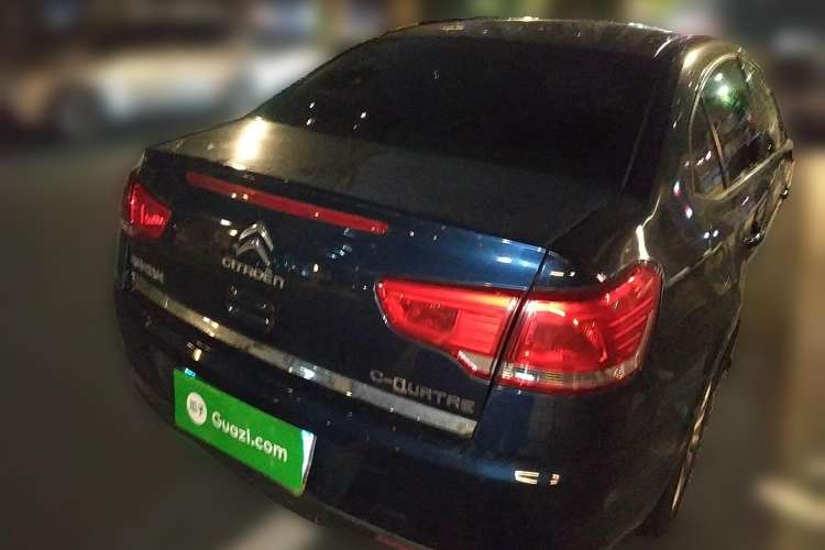 Used Citroen C-Quatre 2012 Sedan 1.6L Automatic Prestige Model Rear Right 45 Deg