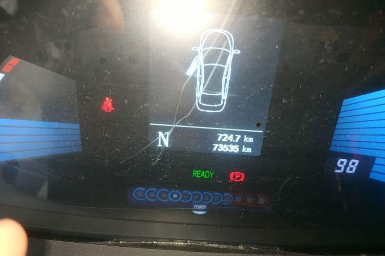 Used JAC iEV6E 2018 Upgraded Edition iEV6E Luxury Smart Model Odometer Close Up