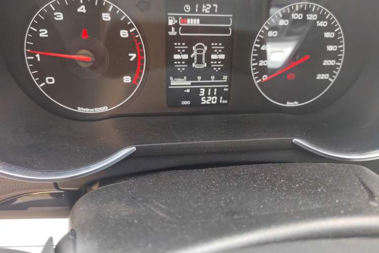 Used JETOUR X70 2022 1.5T Manual Le Xing Edition 7 Seats Odometer Close Up