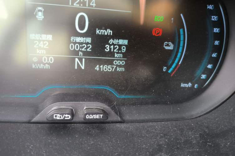 Used Chery New Energy Little Ant 2021 150 000 Yuan Ant Fan Edition Ant Trend Version Lithium-Ion Battery Odometer Close Up