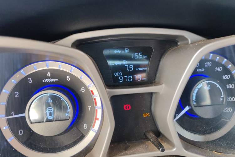 Used JAC Refine S3 2014 1.5L Manual Luxury Smart Model Odometer Close Up