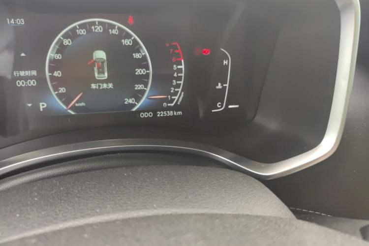 Used BAIC Off-Road BJ30 2021 1.5T Wolf Xiaoben Edition Odometer Close Up