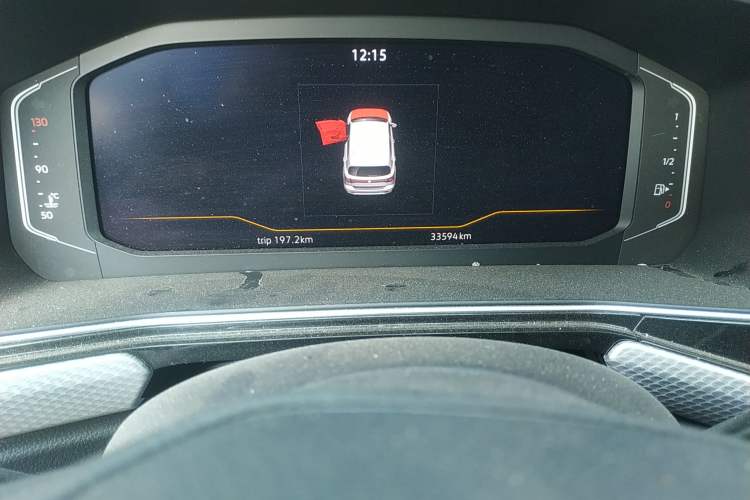 Used Volkswagen Tacqua 2021 1.5L Automatic Yue Zhi Lian Edition Odometer Close Up