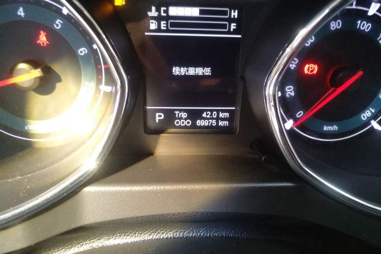 Used Lifan Auto Myway 2016 1.5L Automatic Luxury Model Odometer Close Up