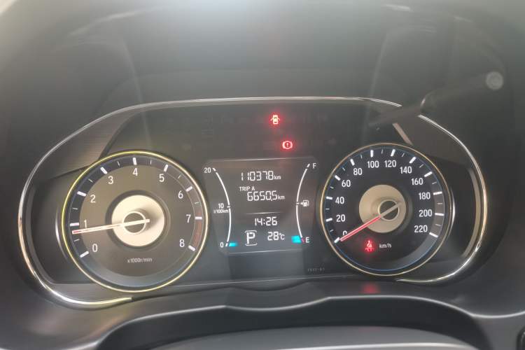 Used Honda Gienia 2017 1.5L CVT Fashion Edition Odometer Close Up